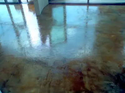 Concrete Flooring and Staining for Interiors — Driveway Repair & Paving project by Stamped Artistry