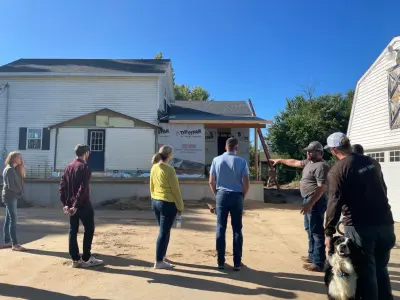 Elevated Farmhouse Basement Renovation and Expansion — Driveway Repair & Paving project by TS Max Concrete