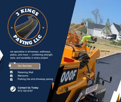 3 Kings Paving LLC - Tile & Stone Installation Services in Randolph, NJ