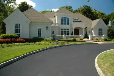 Semi-Circular Driveway — Driveway Repair & Paving project by Asphalt Industries