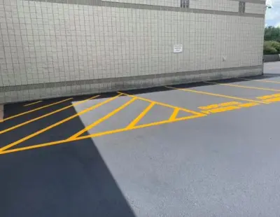 Parking Area and Marking — Driveway Repair & Paving project by East Tex Asphalt