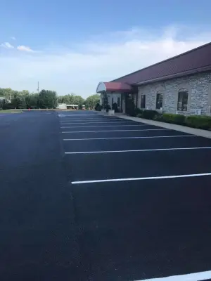 Parking Area - Mark Trece - Fallston, MD — Driveway Repair & Paving project by Goode Paving & Sealcoating, Inc.