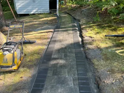 Outdoor Living Space Design — Driveway Repair & Paving project by Urban Masonry And Hardscaping