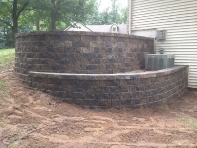Retaining Wall — Landscape Construction project by Superior Hardscapes