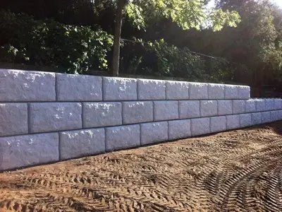 Maywood, CA Retaining Wall Development — Driveway Repair & Paving project by Brooks Stone