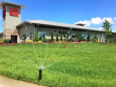Sprinkler System Installation — Landscape Construction project by Superscapes