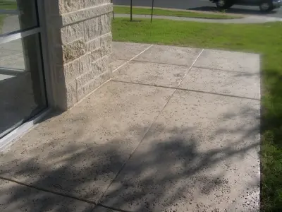 Salt Texture — Driveway Repair & Paving project by Patterned Concrete Of Austin