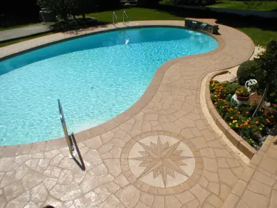 Stamped Concrete in San Fernando, CA — Driveway Repair & Paving project by Nelson Bricks