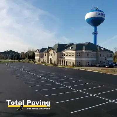 Surface Sealing and Line Marking — Driveway Repair & Paving project by Total Paving And Brick Services