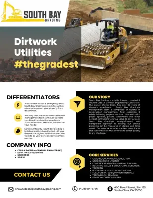 South Bay Grading Service Document — Driveway Repair & Paving project by South Bay Grading