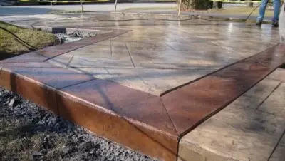 Decorative Concrete in Commerce, CA — Driveway Repair & Paving project by Sanders Bricks