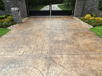 Mountain View, CA Stamped Concrete — Driveway Repair & Paving project by Coleman Paving