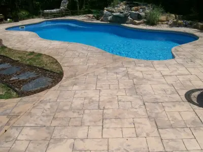 Decorative Concrete in South Pasadena, CA — Driveway Repair & Paving project by Sanders Bricks