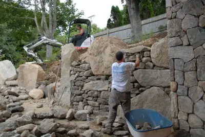 San Carlos Stone Masonry — Driveway Repair & Paving project by Wright Stone Company