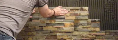Los Altos, CA Stone Siding — Driveway Repair & Paving project by Wright Stone Company
