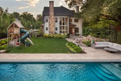 A Landscape Design That Completes a Newly Built Home in Arlington by SURROUNDS Landscape Architecture + Construction