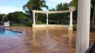 Transparent Sealants — Stone & Concrete Installation project by SurfaceLogix