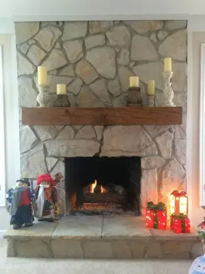 Chesterfield, Mo Mantle Transformation by Masterpiece Masonry