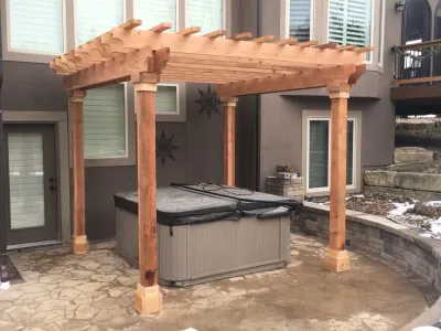 Garden Structures — Landscape Construction project by Sutton Outdoor, LLC