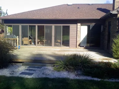 Backyard Patio — Landscape Construction project by Sutton Outdoor, LLC