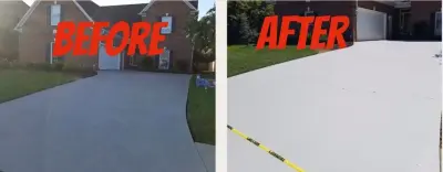 Tinted Sealed Pathway by Concrete Craft Of Knoxville