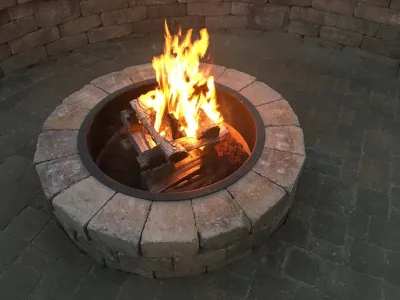 Fire Features — Landscape Construction project by Sutton Outdoor, LLC