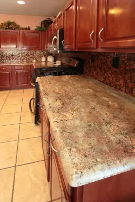 Bordeaux Granite Kitchen Crema — Stone & Concrete Installation project by Rocky Mountain Stone Co., Inc.