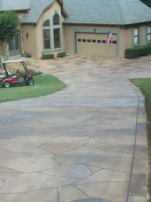ORNAMENTAL DRIVEWAY — Stone & Concrete Installation project by Atlanta Concrete Stone Specialist