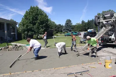 South Hill Driveway Demolition — Stone & Concrete Installation project by RockHard Concrete