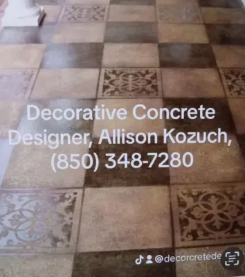 Decorative Concrete Designer LLC - Flooring Installation Services in Panama City Beach, FL