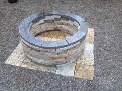 Fire Pits and Rings — Stone & Concrete Installation project by Forever Stone LLC