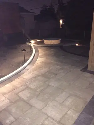 Campfire — Stone & Concrete Installation project by PaveStone Brick Paving Inc.