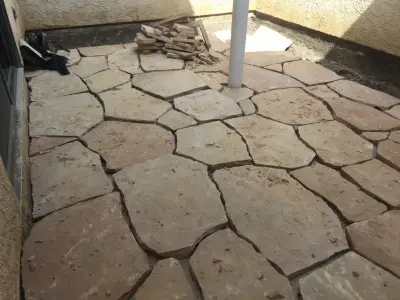 Paved atrium courtyard — Stone & Concrete Installation project by Mcarthur Masonry