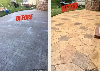 Handcrafted Flagstone Patio by Concrete Craft Of Knoxville