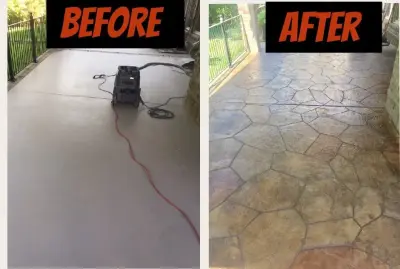 Upper Patio Flagstone by Concrete Craft Of Knoxville