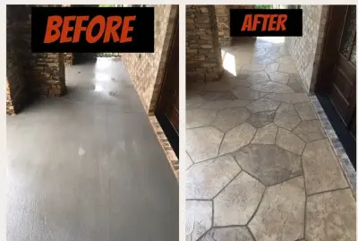 Paved Entryway by Concrete Craft Of Knoxville