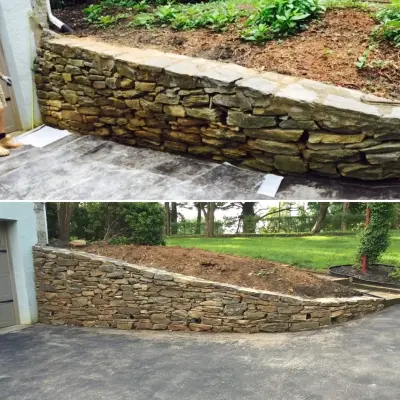 Flour Village — Stone & Concrete Installation project by Stonehenge Masonry
