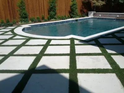 Flag Stone — Landscape Construction project by Synthetic Grass Pros
