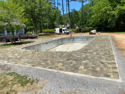 Swimming Area by Leo Paver LLC