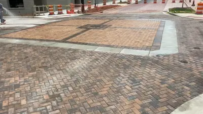 Paver Project at 116 Jefferson Street, Huntsville — Stone & Concrete Installation project by Leo Paver LLC