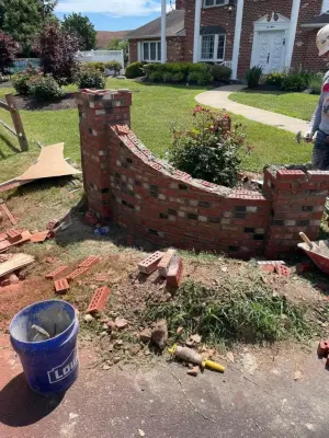 Patio Firepit — Stone & Concrete Installation project by Carlos Construction