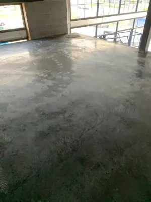 Polished concrete surface for deck slab — Stone & Concrete Installation project by Villarreal Concrete LLC