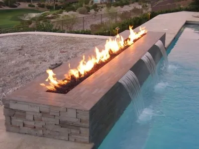 Firepits — Landscape Construction project by Synthetic Lawns Of Florida