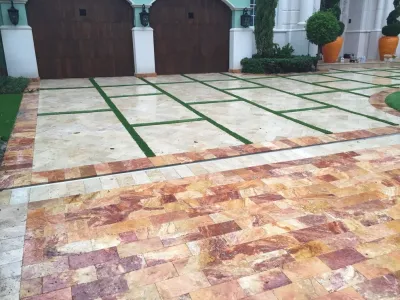 Driveways — Landscape Construction project by Synthetic Lawns Of Florida