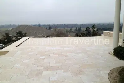 Millennium Travertine - Stone & Concrete Installation in Austin, TX