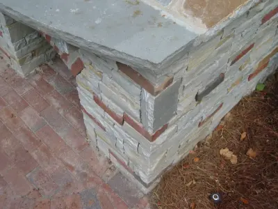 Morningside Intown Patio Pizza Oven — Stone & Concrete Installation project by PaverStone Construction And Greenmark Landscaping