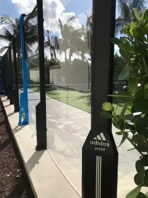 Adidas Paddle / Pickle Ball Court — Landscape Construction project by Synthetic Turf International - Florida