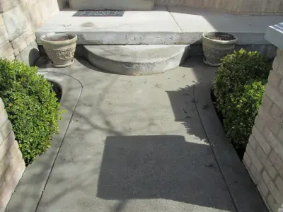 Entryway Transformation — Stone & Concrete Installation project by Lift Right Concrete LLC