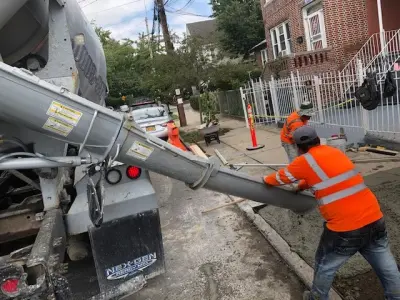 replace the old with the new — Stone & Concrete Installation project by First Responders Construction, Inc.