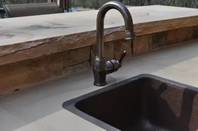 Alfresco Cooking Areas and Barbecues — Stone & Concrete Installation project by PaverStone Construction And Greenmark Landscaping